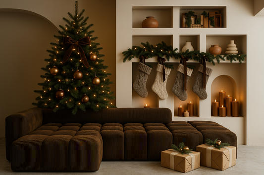 The Rustic Shelves: A Cozy Christmas at Dia Studio